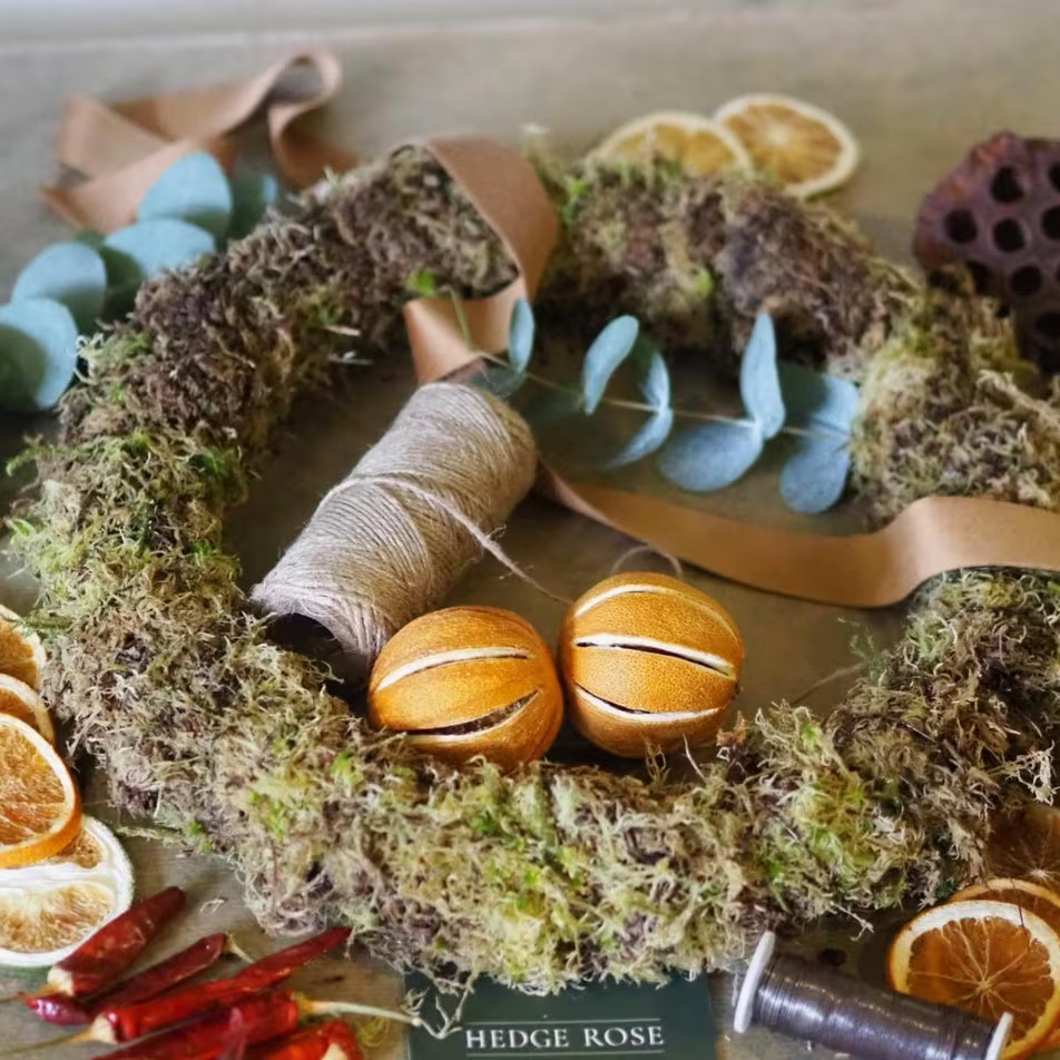 Fabulous Christmas Wreath at Brasserie Blanc